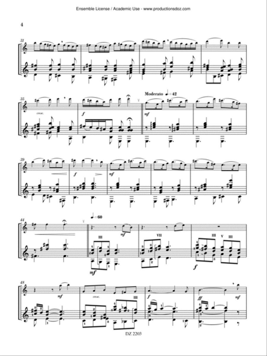 Concerto pour un gentilhomme Flute scores gallery preview page 4