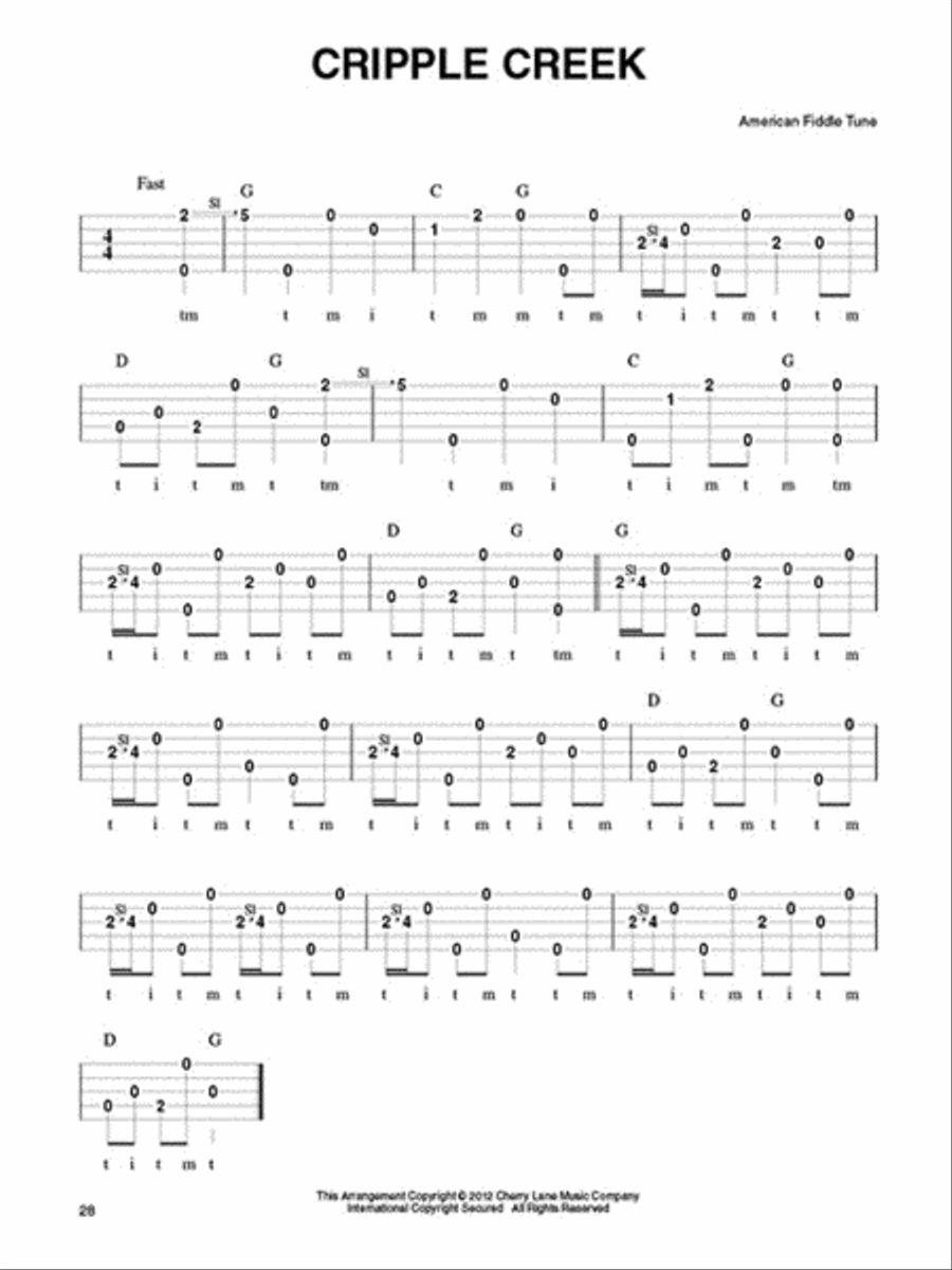 Easy Banjo Solo Favorites Banjo scores gallery preview page 4