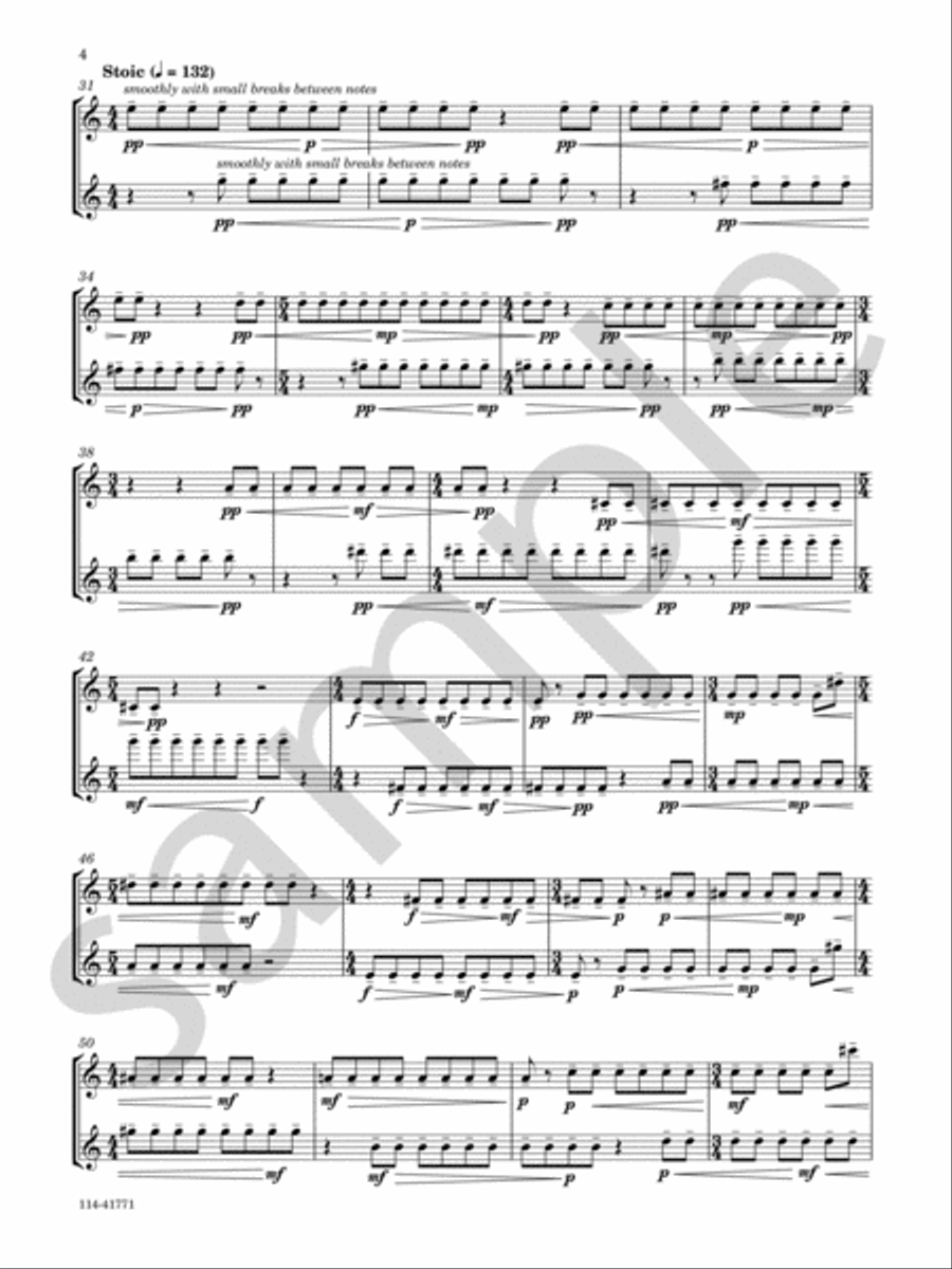 Stubborn As Hell Chamber Music scores gallery preview page 6
