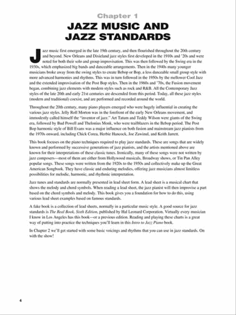 Intro to Jazz Piano Piano Method scores gallery preview page 4