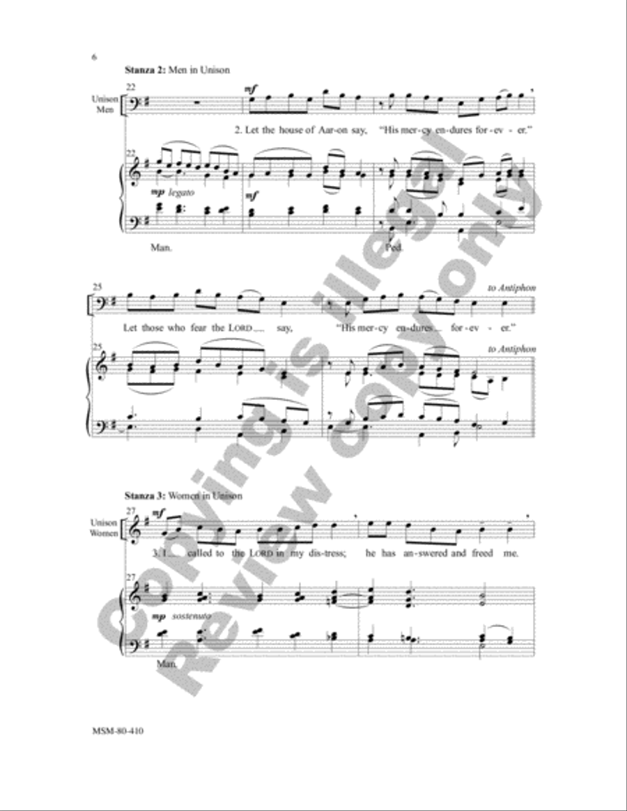 Christ Has Become Our Paschal Sacrifice: Communion Antiphon for Easter 4-Part scores gallery preview page 6