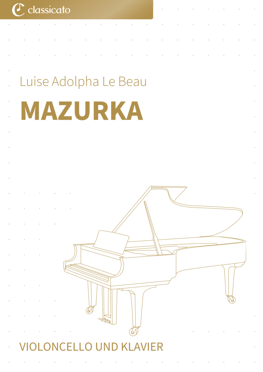 Mazurka Piano Accompaniment scores gallery preview page 1