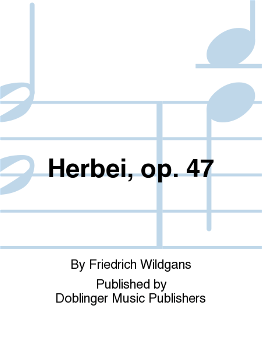 Herbei, op. 47 SSAATTBB scores gallery preview page 1