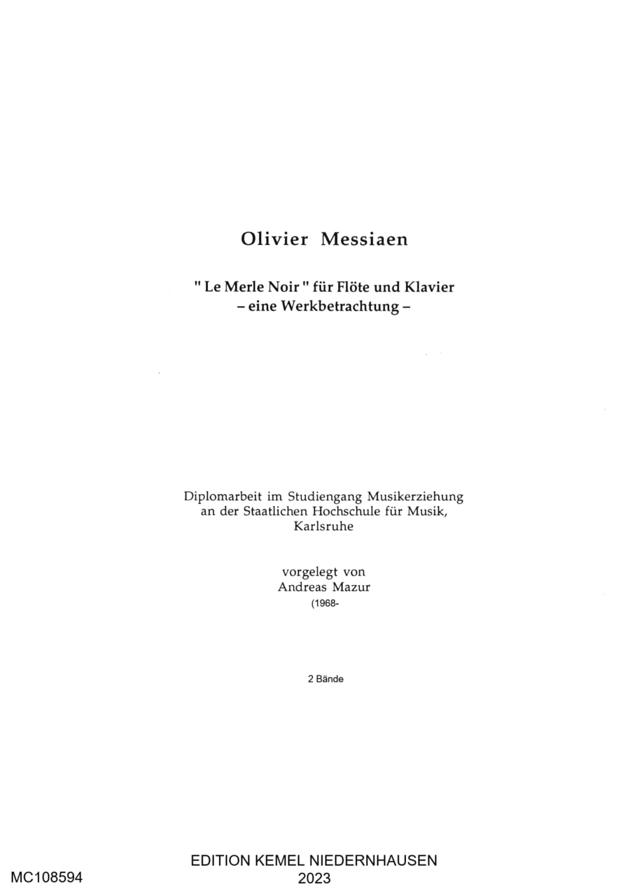 Olivier Messiaen Flute Solo scores gallery preview page 1