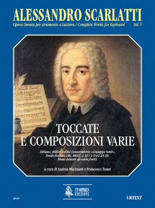 Book cover for Complete Works for Keyboard. Vol. 5: Toccatas and various compositions
