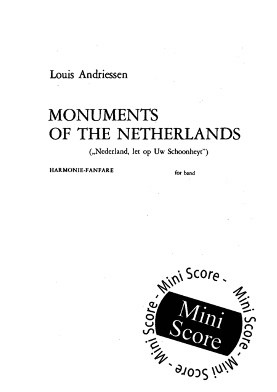 Monuments of the Netherlands Fanfare Band scores gallery preview page 3