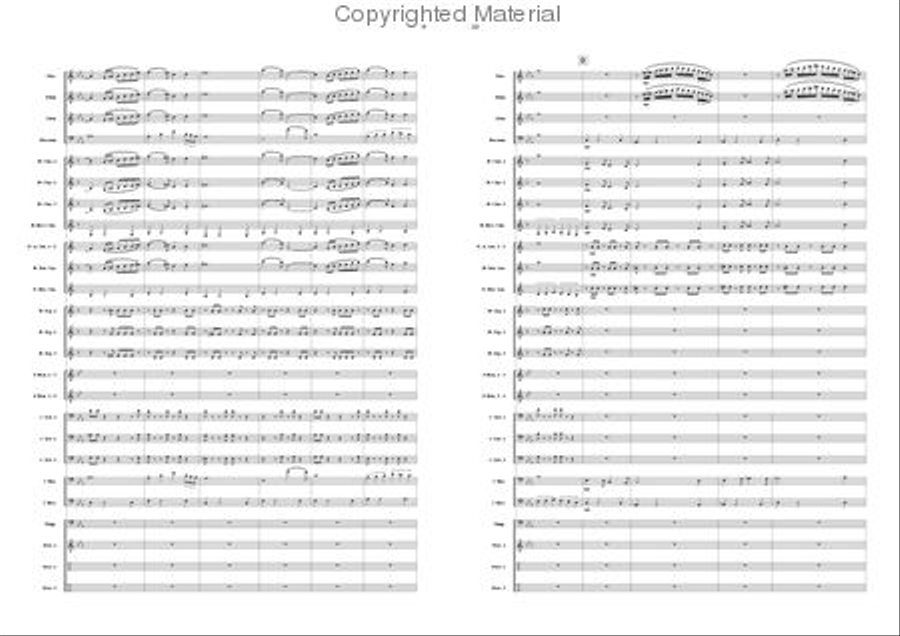 Fanfare for the Sun Fanfare for the Sun Concert Band scores gallery preview page 5