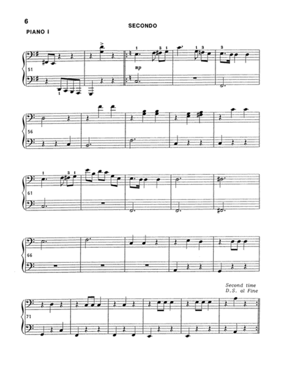 Bella Waltz - Piano Quartet (2 Pianos, 8 Hands)