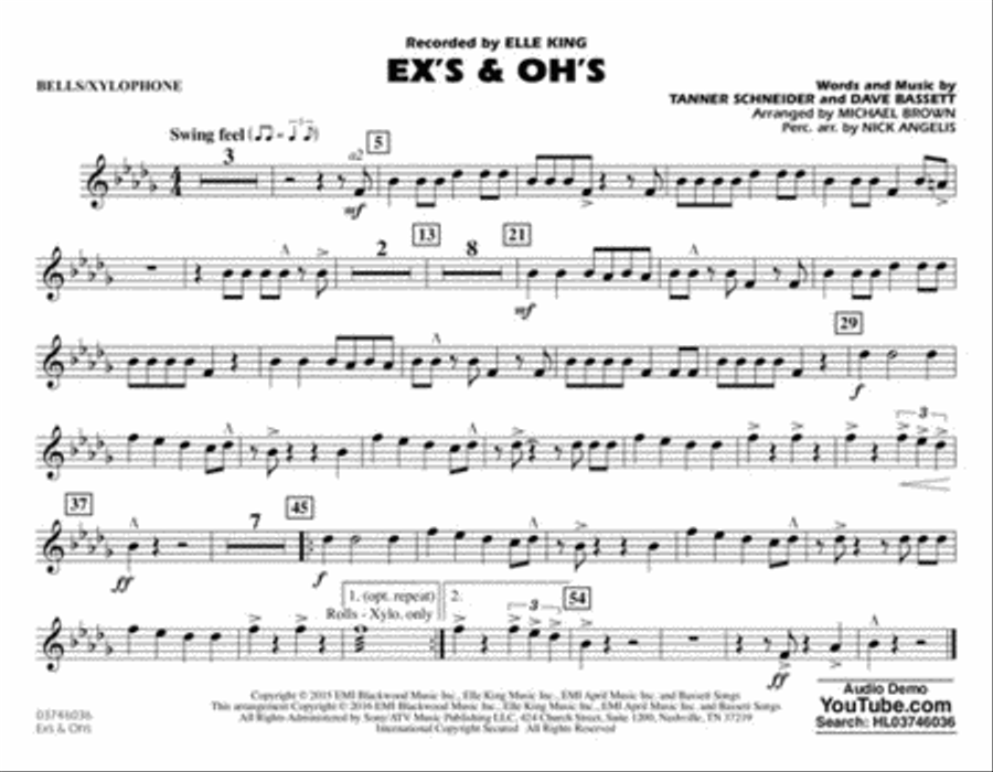 Ex's & Oh's Marching Band scores gallery preview page 7
