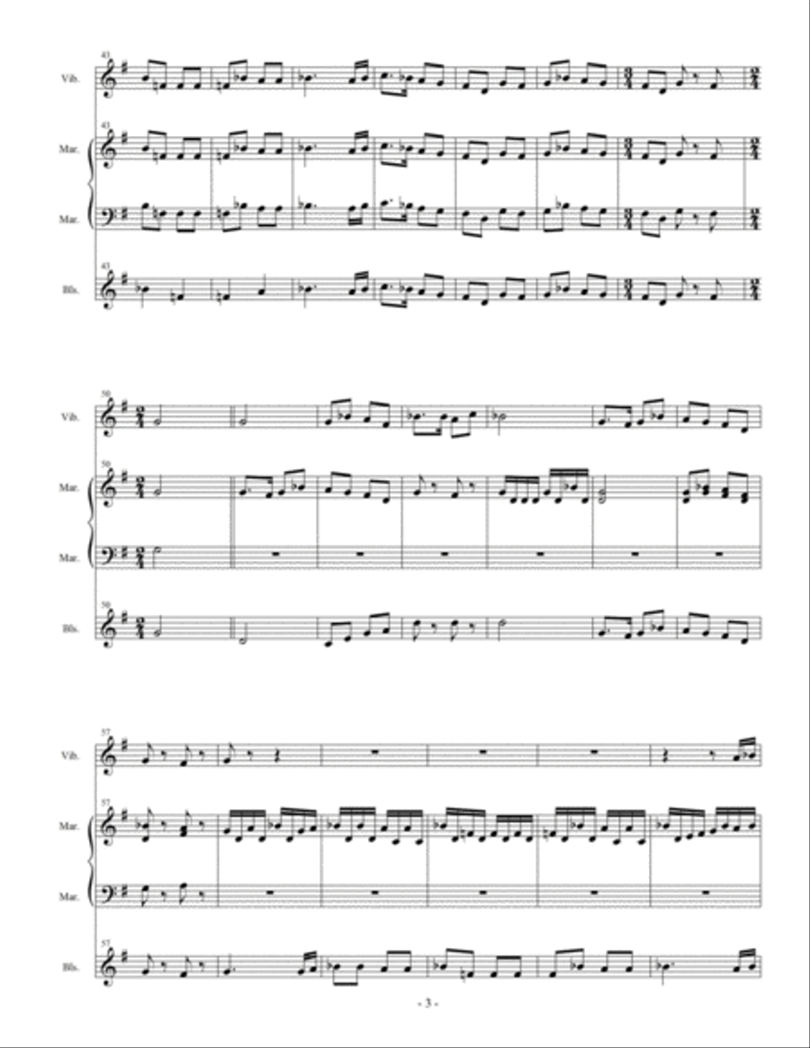 Fum! Marimba scores gallery preview page 3