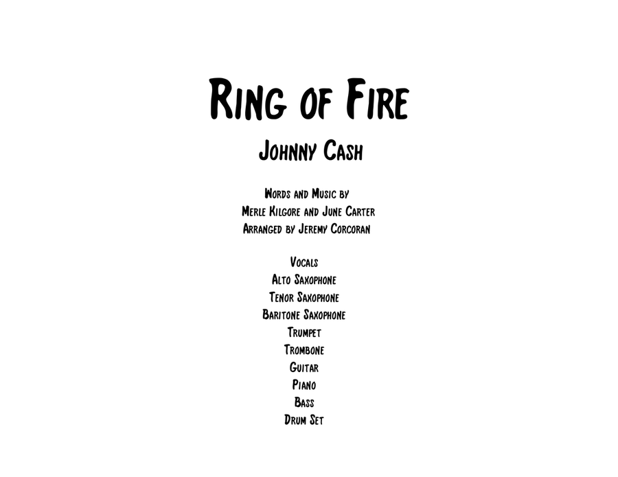 Ring Of Fire Jazz Ensemble scores gallery preview page 1