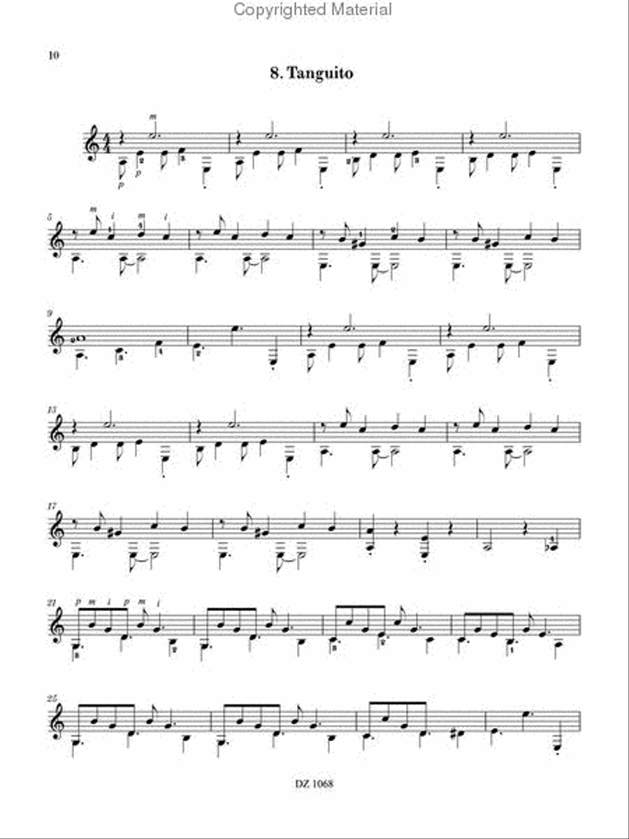 Histoires sans paroles Classical Guitar scores gallery preview page 2