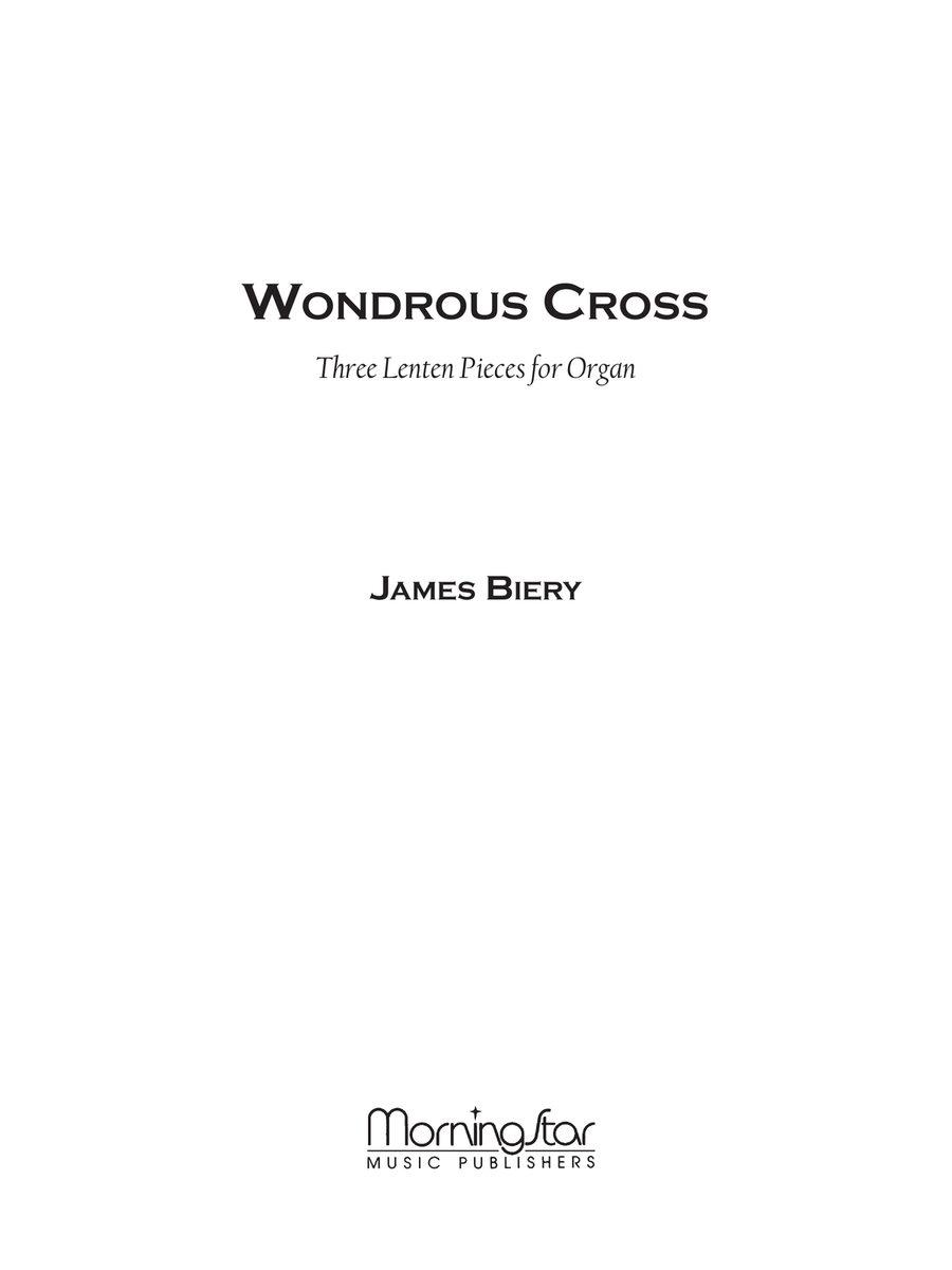 Wondrous Cross Organ scores gallery preview page 1