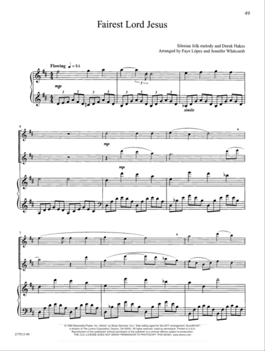 Be Still My Soul Flute Duet scores gallery preview page 25