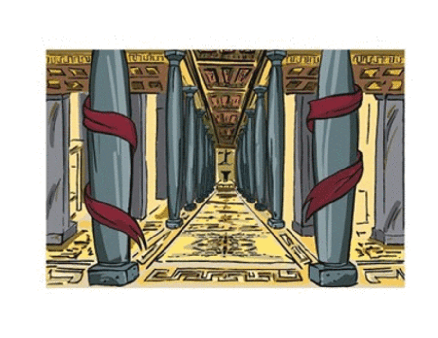 The Kingdom Connection - Museum Backdrop (3-panel) - Set of 3 posters, 3’x6’ each Choir scores gallery preview page 1