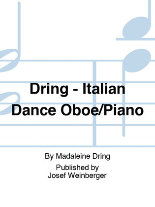 Dring - Italian Dance Oboe/Piano