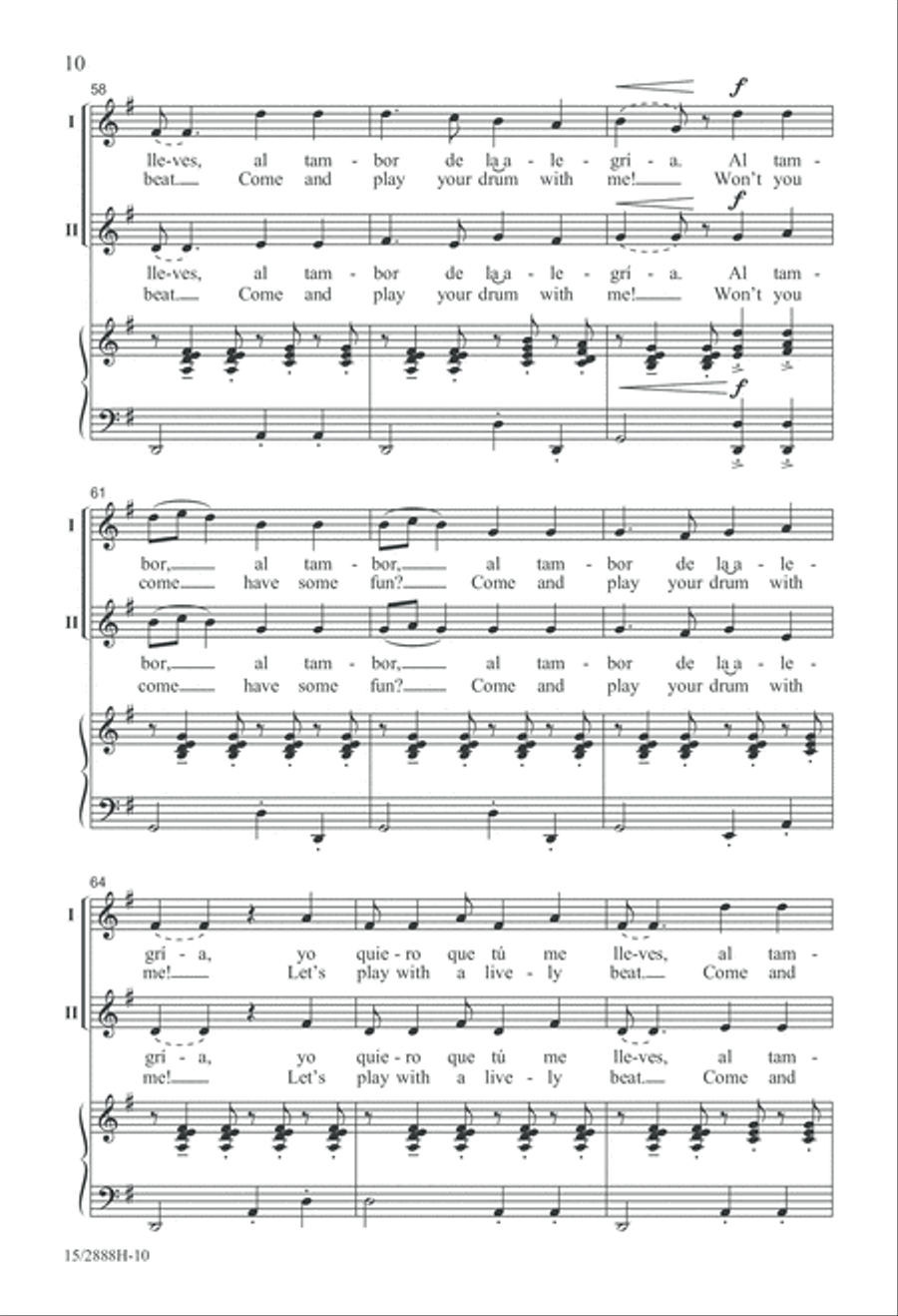 Al Tambor 2-Part scores gallery preview page 10