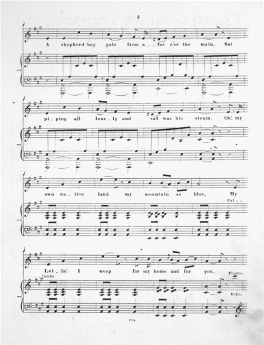 The Lament of the Alpine Shepherd Boy Voice scores gallery preview page 3