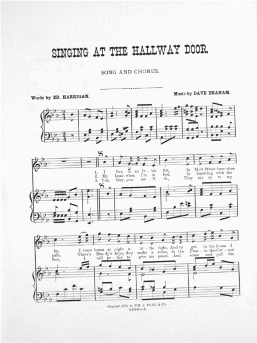 Singing at the Hallway Door Voice scores gallery preview page 2