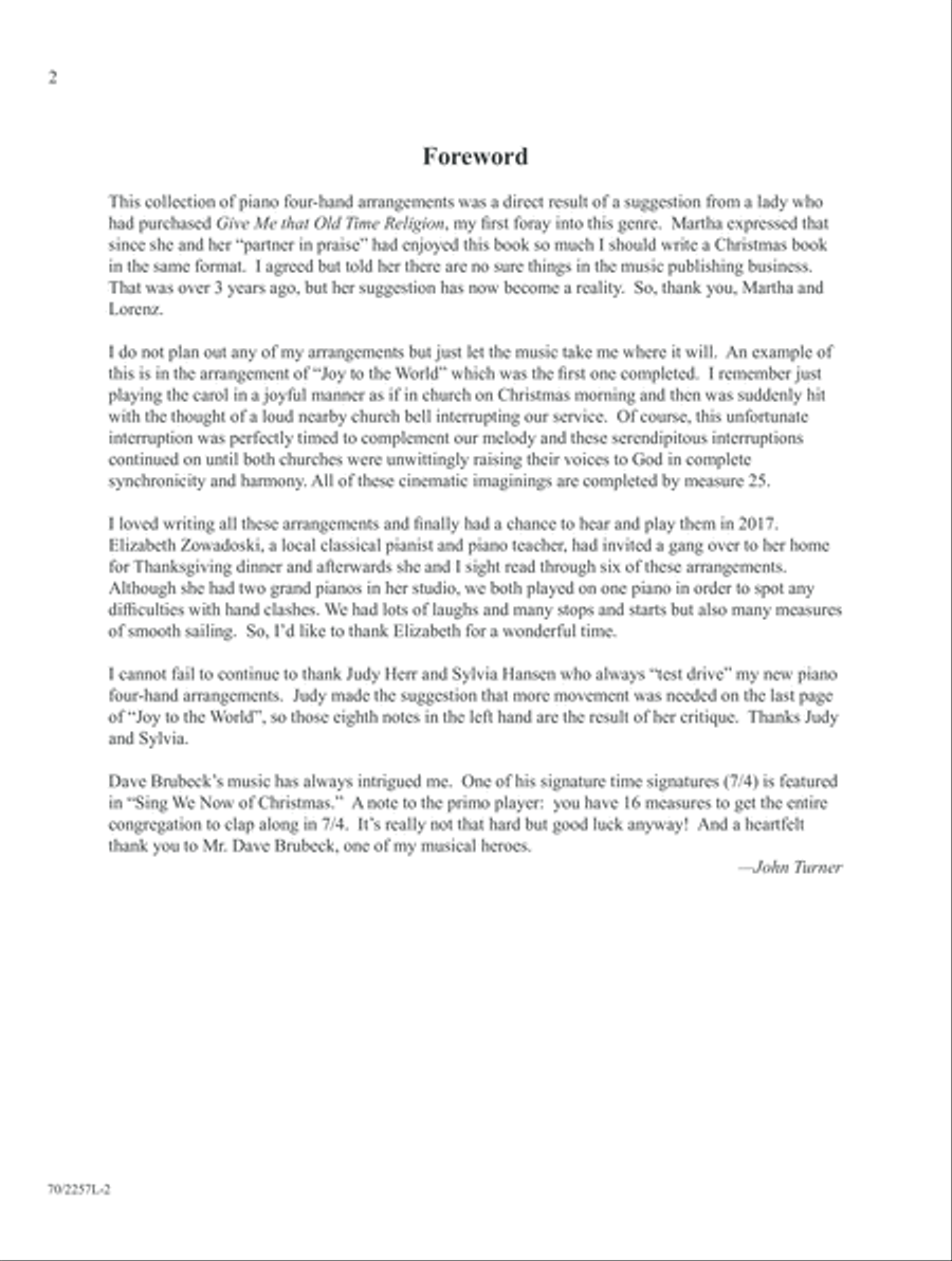 A Four-Hand Christmas Celebration Piano Duet scores gallery preview page 2