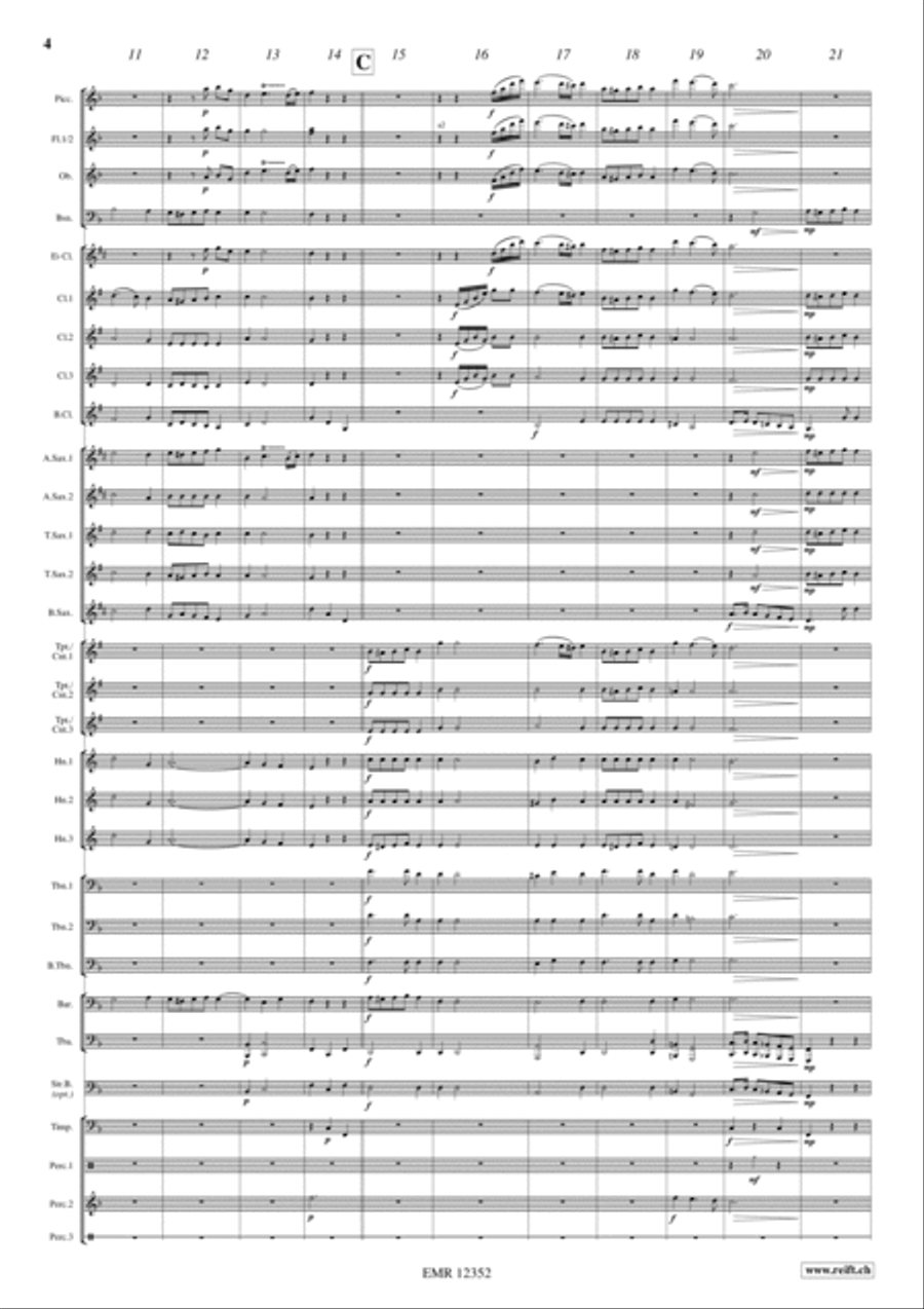 Orphee Aux Enfers Concert Band scores gallery preview page 4