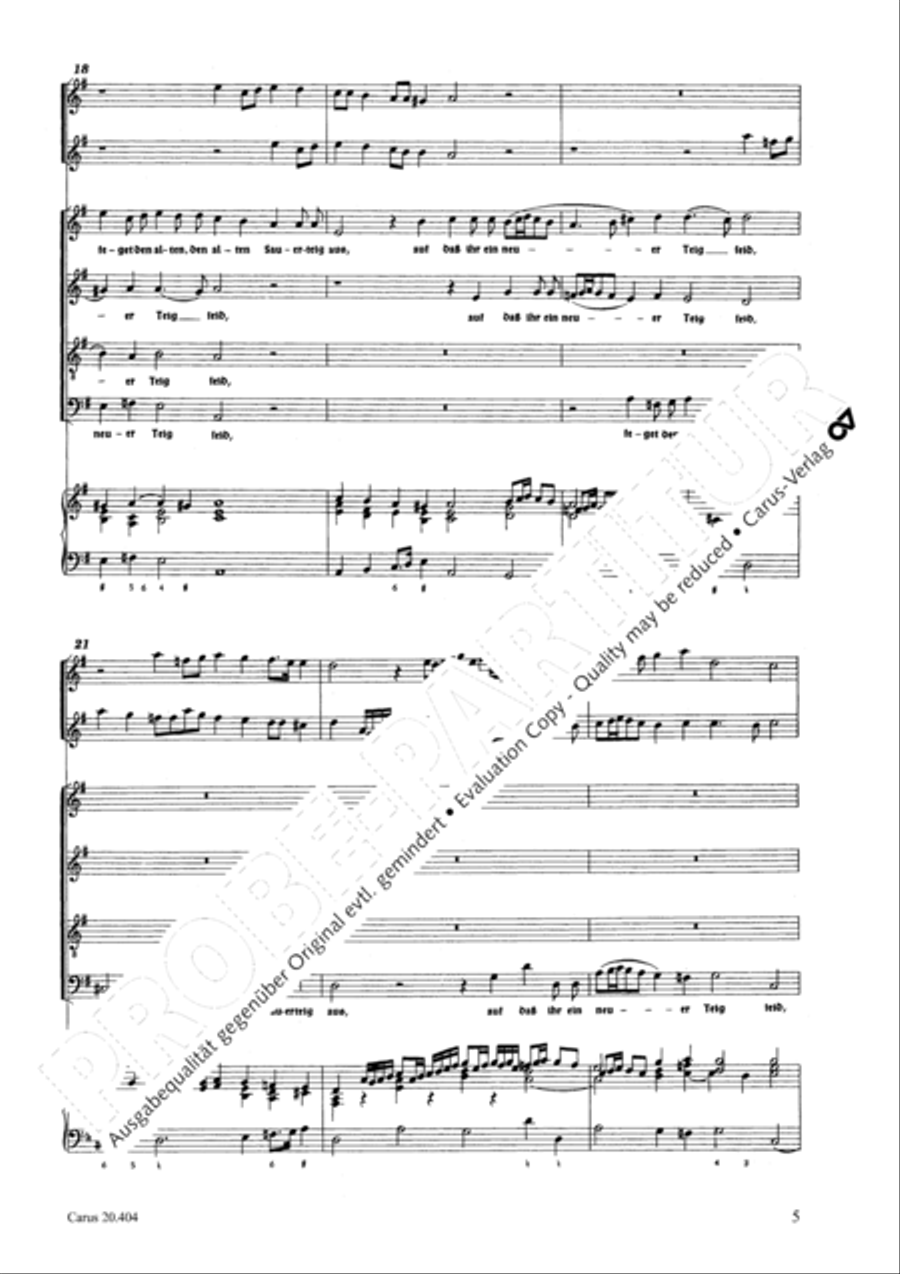 Feget den alten Sauerteig aus 4-Part scores gallery preview page 6