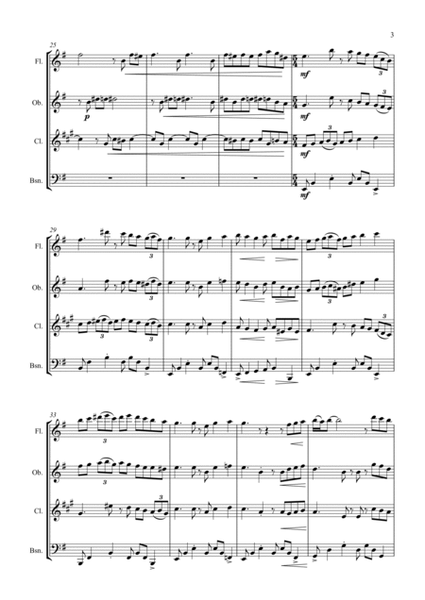 Fur Elise - Jazz Arrangement for Woodwind Quartet image number null
