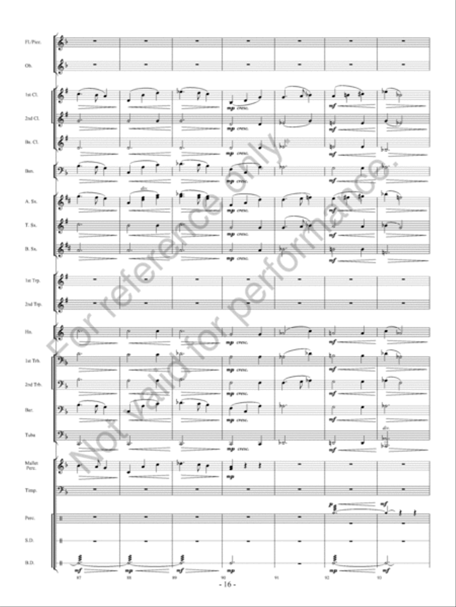 Fate of the Gods Fate of the Gods Concert Band scores gallery preview page 17