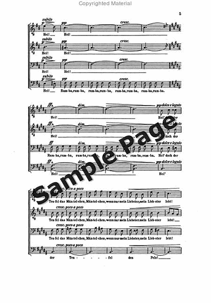 Gotovac J Gestohl Maentelchen Op15/3 by Jakov Gotovac TTBB - Sheet Music