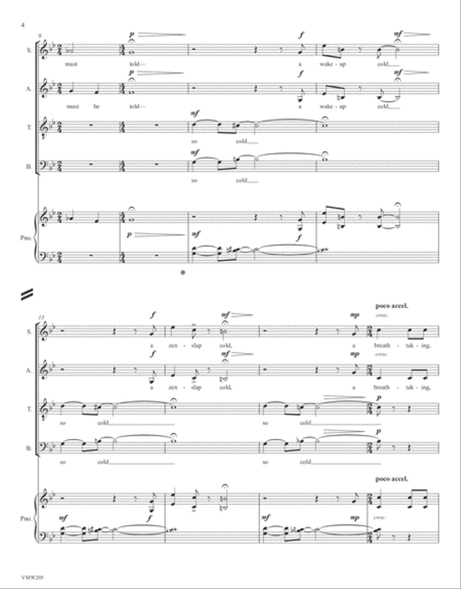 Winter Soul 4-Part scores gallery preview page 5