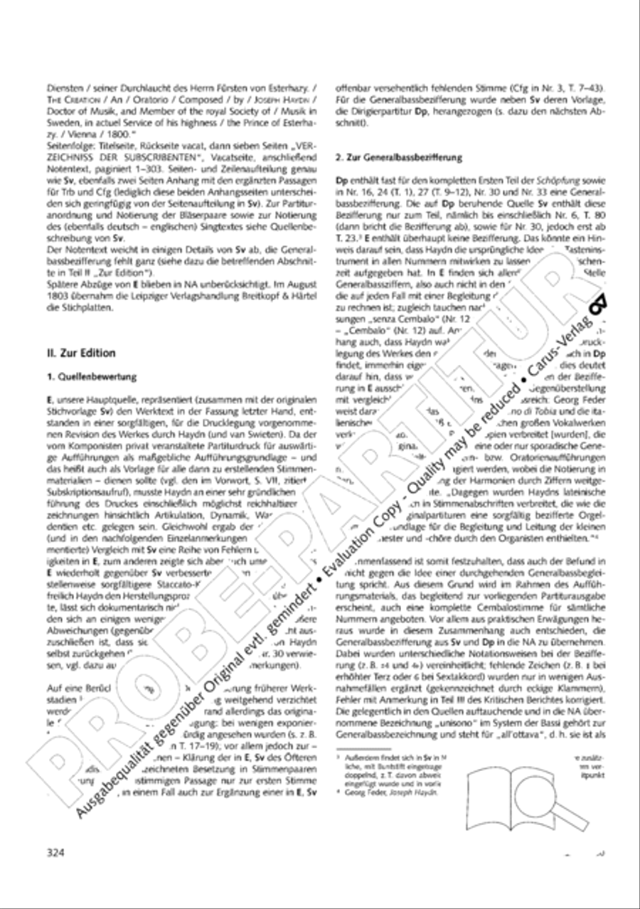 The Creation (Die Schopfung) 4-Part scores gallery preview page 344