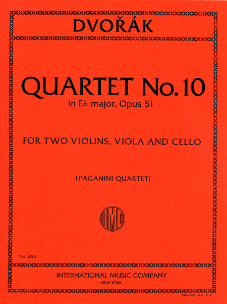 Quartet No. 10 in E flat major, Op. 51 (PAGANINI QUARTET)