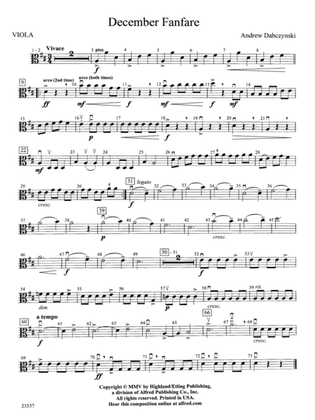 December Fanfare: Viola