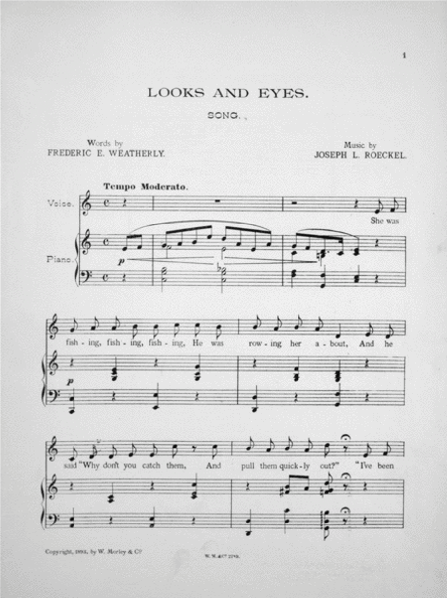 Looks and Eyes. Songs Voice scores gallery preview page 2