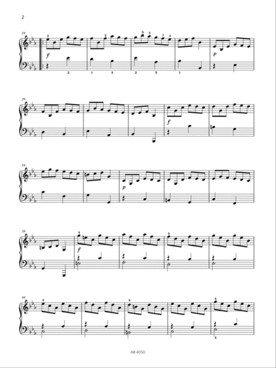 Presto (Grade 4, list A1, from the ABRSM Piano Syllabus 2023 & 2024) Piano Method scores gallery preview page 2