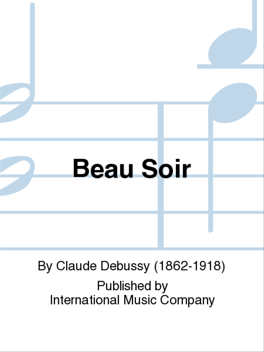 Beau Soir Piano Accompaniment scores gallery preview page 1