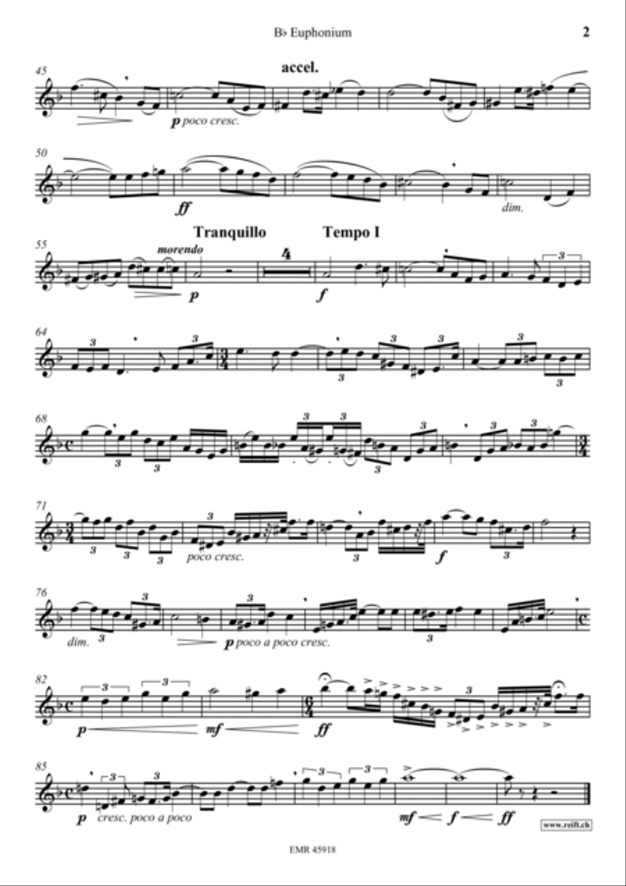 Poeme Euphonium scores gallery preview page 3