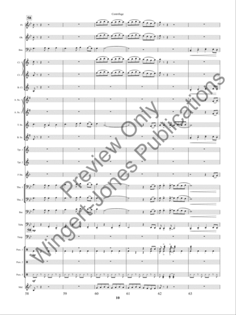 Centrifuge Centrifuge Concert Band scores gallery preview page 13