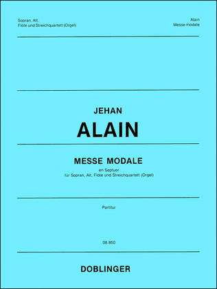 Book cover for Messe modale en septuor