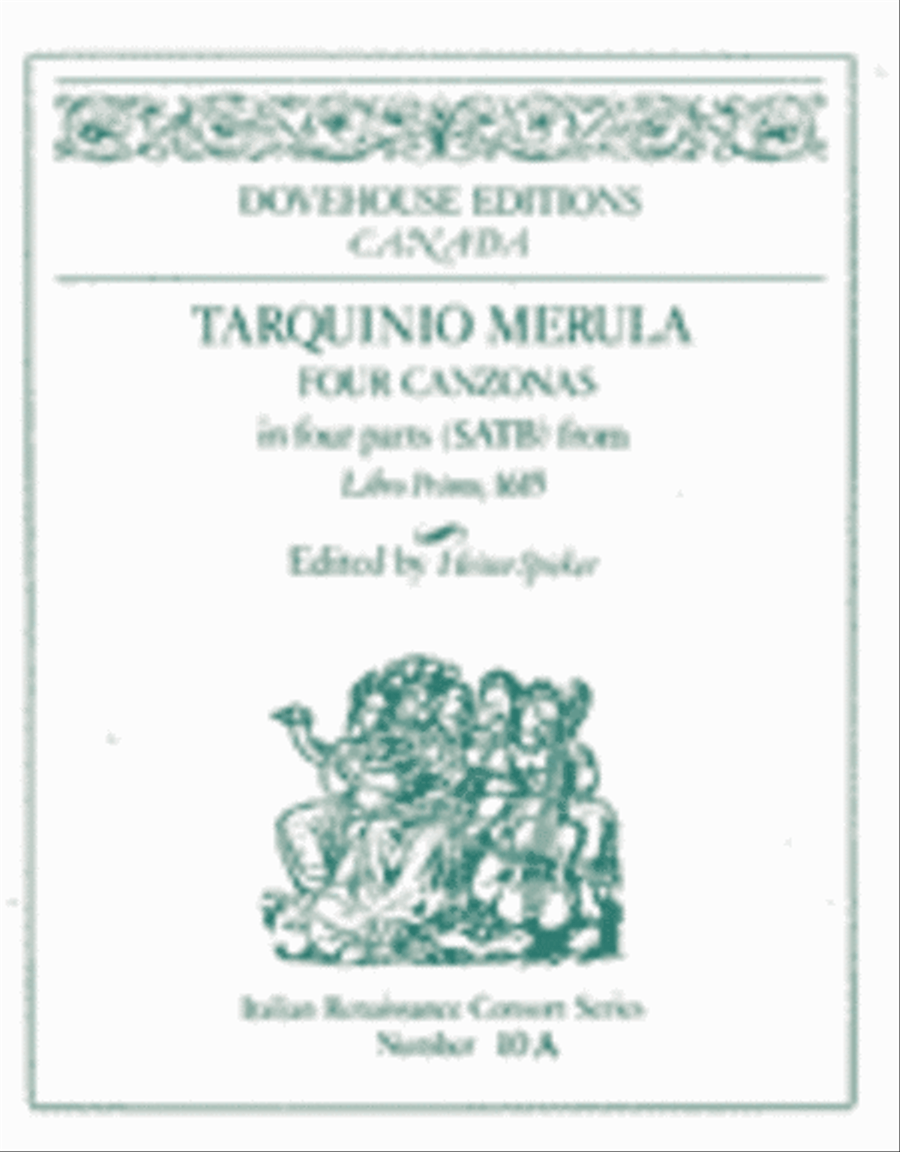 Canzonas (I-IV) by Tarquinio Merula 4-Part - Sheet Music