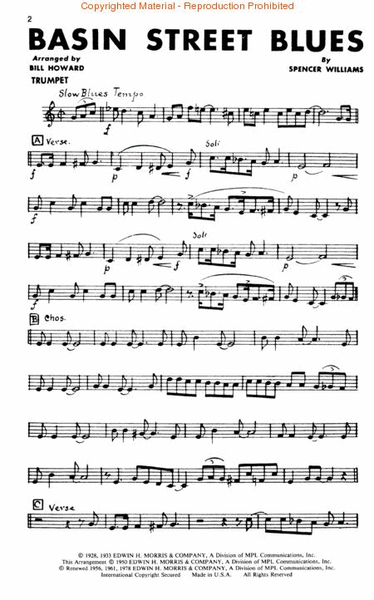 Dixieland Beat No. 1 - Trumpet