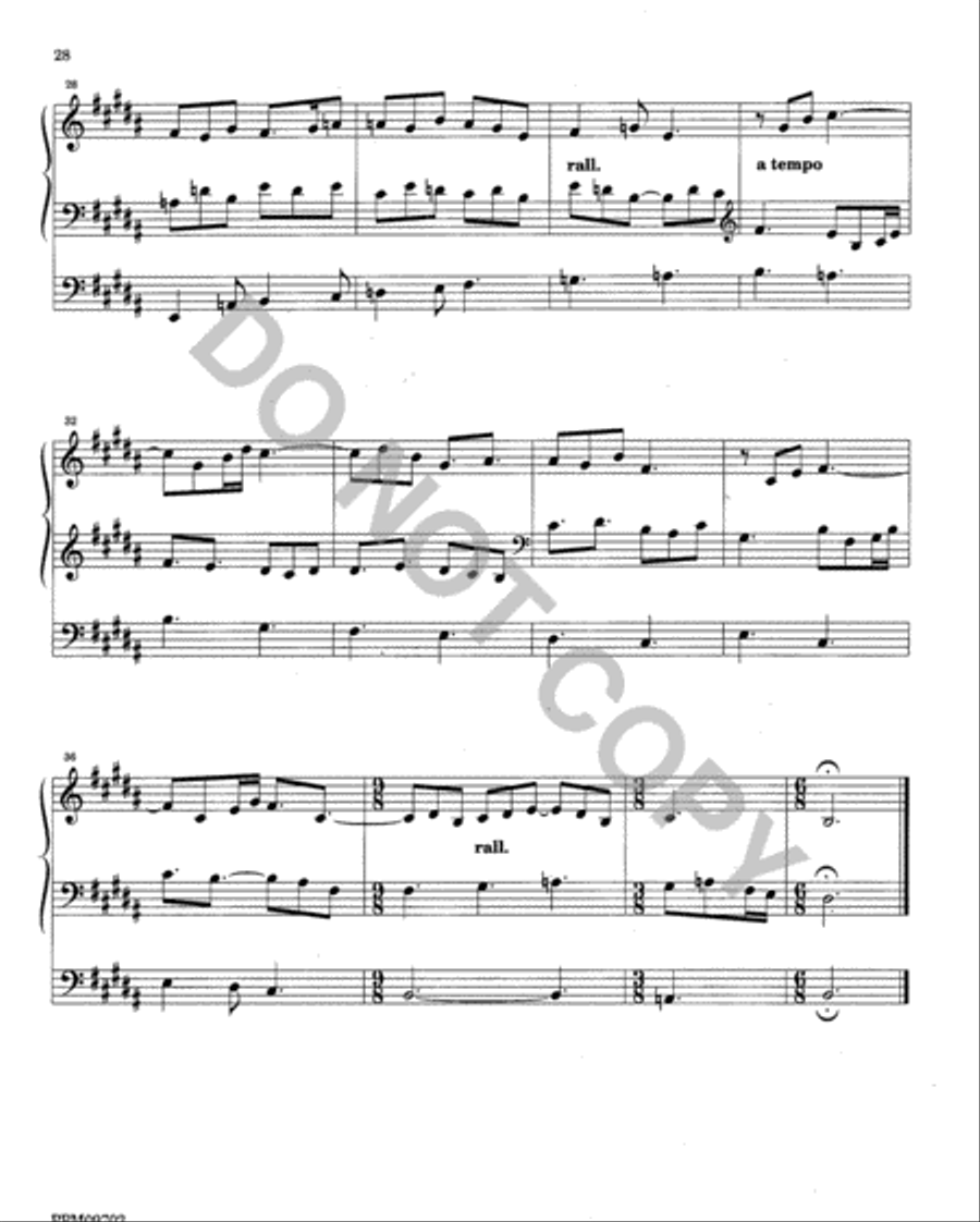 Twelve Organ Trios Twelve Organ Trios Organ scores gallery preview page 28