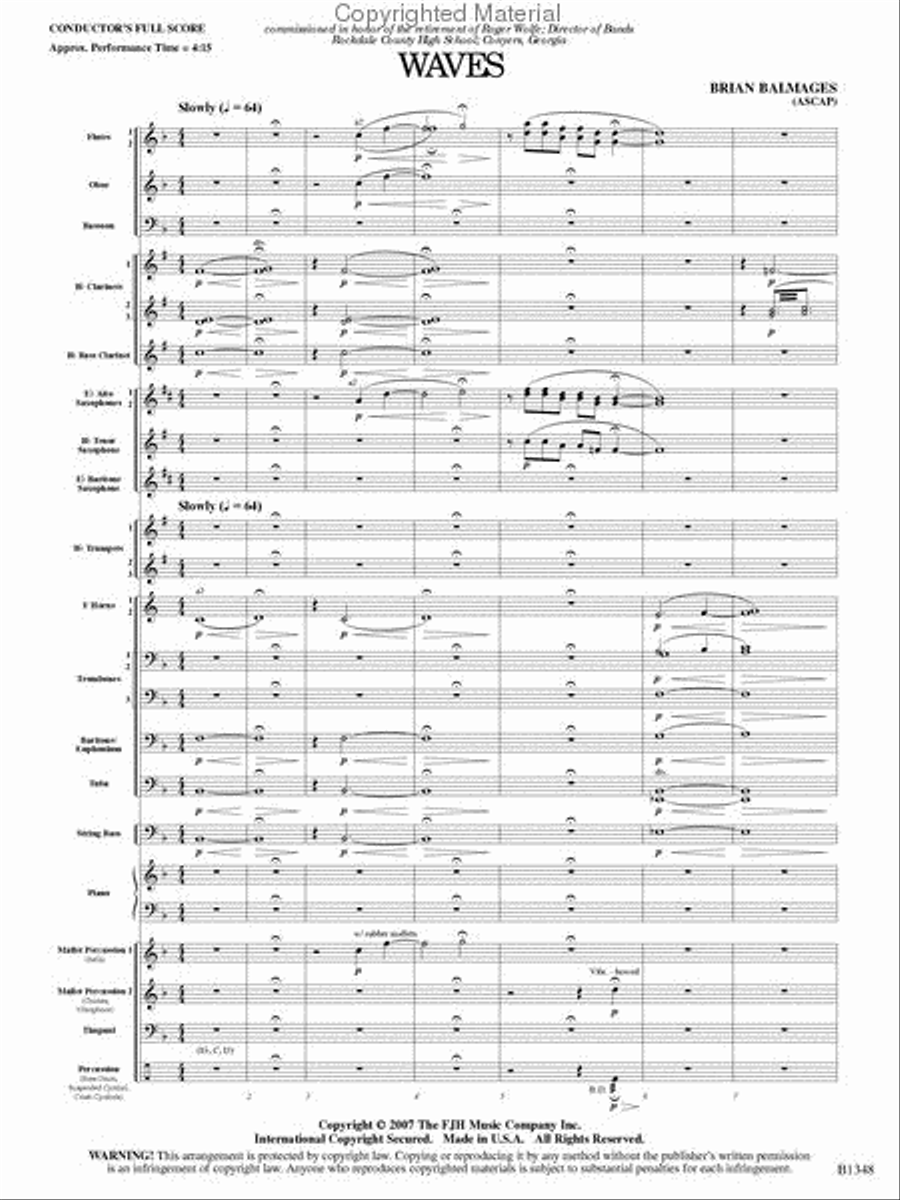 Waves Concert Band scores gallery preview page 2