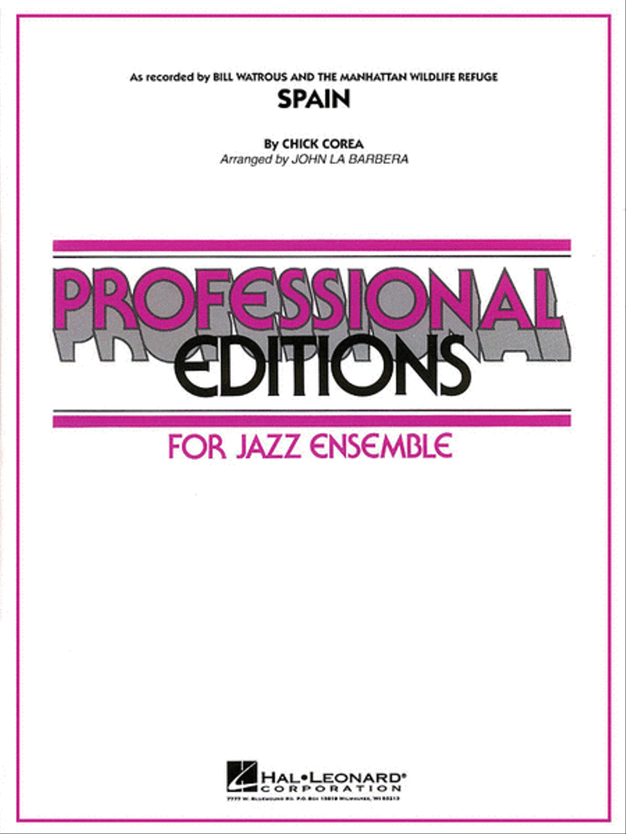 Spain Jazz Ensemble scores gallery preview page 1