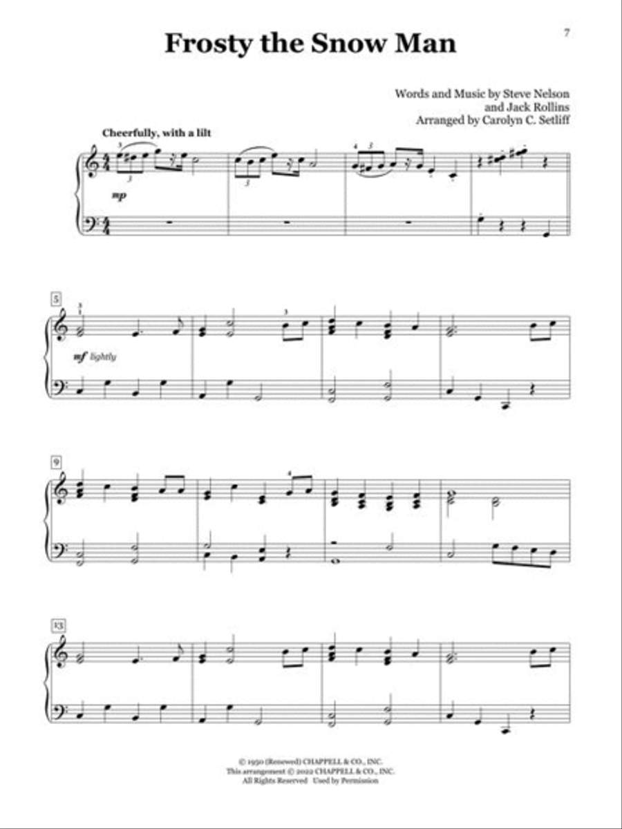 Christmas Pop Favorites for Piano Solo Piano Solo scores gallery preview page 6