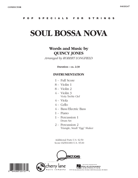 Soul Bossa Nova - Full Score