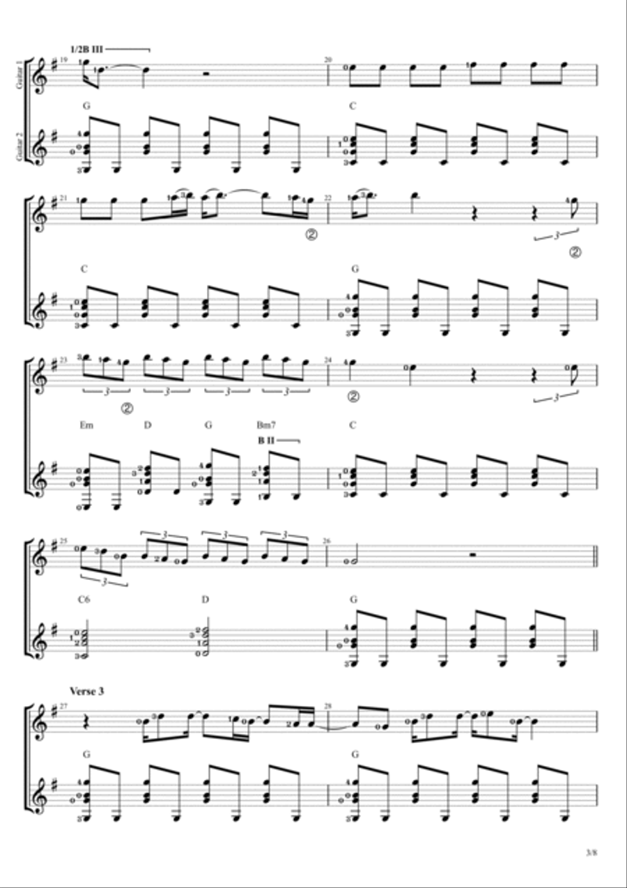Drivers License Drivers License Electric Guitar scores gallery preview page 3