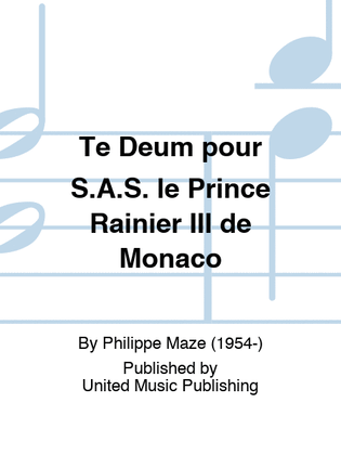 Te Deum pour S.A.S. le Prince Rainier III de Monaco