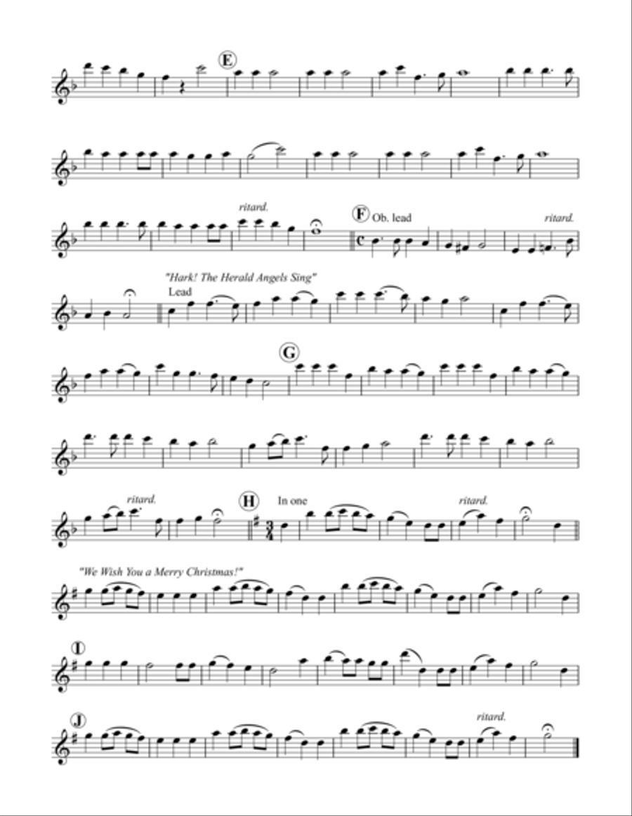 Christmas Sing Along Woodwind Quintet scores gallery preview page 6