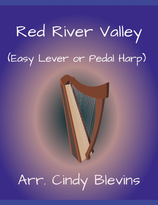 Book cover for Red River Valley, for Easy Harp (Lap Harp Friendly)